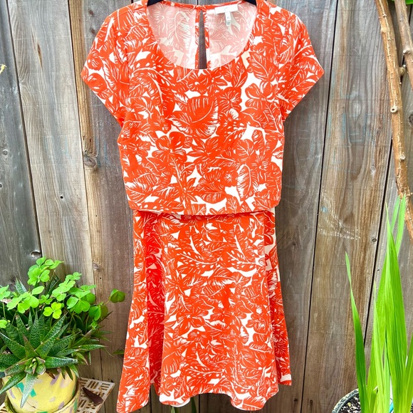 Joie Floral Split Back Dress - Picture 1 of 5